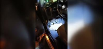 Alanya'da çakarlı pikap sürücüsüne ağır fatura kesildi 