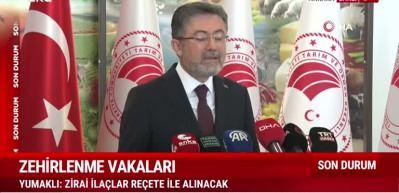 Bakan İbrahim Yumaklı gıda konusunda  "Her türlü uygunsuzluğu bizlere ulaştırın" dedi