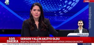 Beşiktaş, Sergen Yalçın'ın anjiyo olduğunu açıkladı