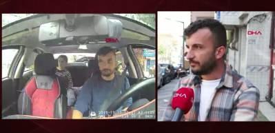 Böcek ailesinin taksiyle hastaneye gittiği anların görüntüsü ortaya çıktı