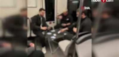 Bursa metrosunda şaşırtan görüntü