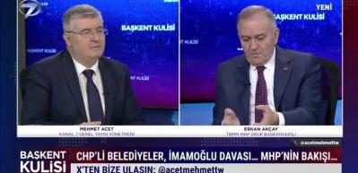 MHP'li Erkan Akçay CHP'deki skandal yolsuzluk ve rüşvet davası hakkında konuştu