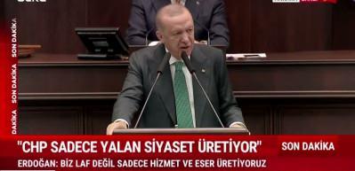 Cumhurbaşkanı Erdoğan "Hukuka kumpas diyorlar" diye CHP'deki yolsuzluğa değindi