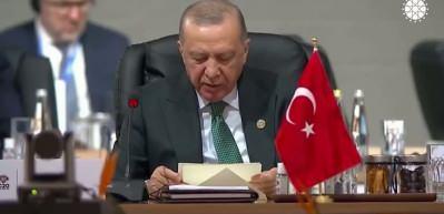 Cumhurbaşkanı Erdoğan: Kalıcı barışın yegane yolu iki devletli çözüm