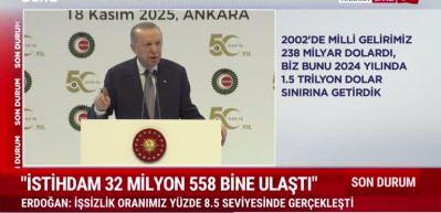 Cumhurbaşkanı Recep Tayyip Erdoğan "Hayat pahalılığı meselesini mutlaka çözeceğiz" dedi
