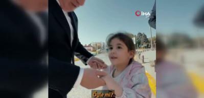 Erzincan Valisi Hamza Aydoğdu'nun küçük çocuk ile muhabbeti yürekleri ısıttı