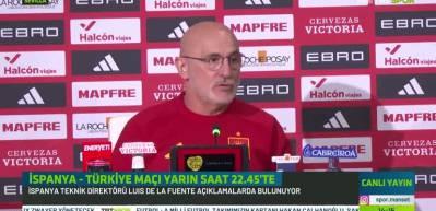 İspanya Teknik Direktörü  yarınki müsabaka için 'Üst seviye bir maç olacak' dedi