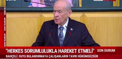 MHP lideri Devlet Bahçeli "Gerekirse yanıma üç arkadaşımı alıp İmralı'ya giderim!" dedi.