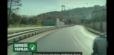 Sarıyer'deki trafik magandası hakkında "gereği yapıldı"