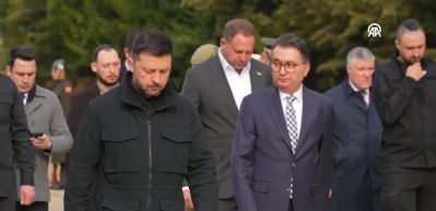 Ukrayna Devlet Başkanı Zelenskiy, Anıtkabir'i ziyaret etti