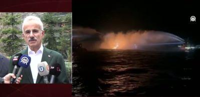 KAIROS isimli gemideki yangın tamamen söndürüldü