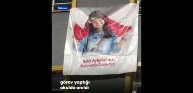 Şehit Öğretmen Aybüke Yalçın, görev yaptığı okulda dualarla anıldı