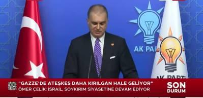 AK Parti Sözcüsü Ömer Çelik: Terörsüz Türkiye için ne yaptığımızı biliyoruz