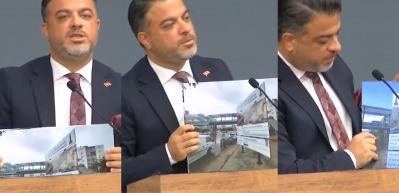 AK Partili Kocabaş'tan İzmir Büyükşehir'e 'Bantlı' üst geçit eleştirisi