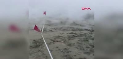 Aydın'da sıcak su boru hattı patladı; yol trafiğe kapandı