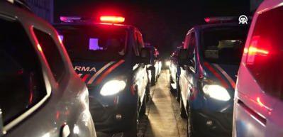 Başkentte çeşitli suçlardan aranan 105 kişi film gibi bir operasyonla yakalandı