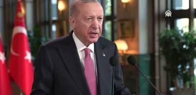Cumhurbaşkanı Erdoğan'dan tebrik mesajı