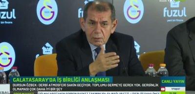 Galatasaray Başkanı Dursun Özbek'in Ocak ayı transferi sözleri taraftarın yüreğine su serpti