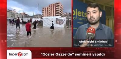 “Gözler Gazze’de” etkinliği Taksim’de gerçekleşti