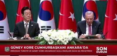  Güney Kore ile Türkiye arasında 6 anlaşma imzaladı