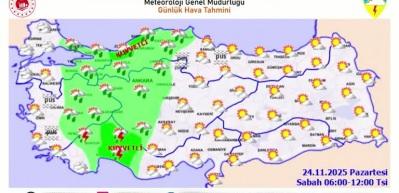 Meteoroloji yeni haftada yurt genelinde beklenen hava durumunu paylaştı