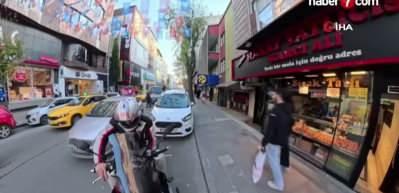 İnadına kornaya bastı: Önce uyarı sonra dayak yedi!