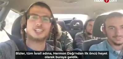 İsrailli işgalcilerden Suriye topraklarında provokatif açıklama: "Hermon Dağı'ndan ilk öncü heyet olarak geldik"