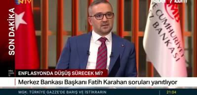 Karahan’dan enflasyon mesajı: “Doğru reçete işliyor, Kasım verisi daha iyi gelecek”