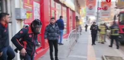 Kars'ta 6 katlı binada yangın!