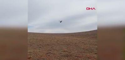 Konya'da dağlık alanda kalp krizi geçiren çoban, hava ambulansıyla kurtarıldı