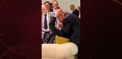 Lula ve Ghebreyesus'un güldüren görüntüsü!