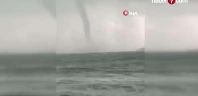 Marmaris’te denizde hortum oluştu