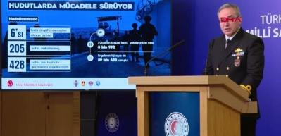 MSB: 3 terörist teslim oldu, sınırda 205 kişi yakalandı