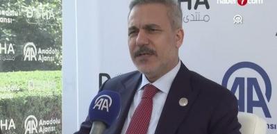 Bakan Hakan Fidan'dan Gazze mesajı: Elimizden geleni yapacağız