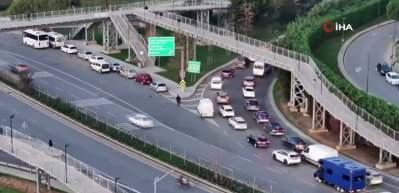 Beykoz'da "kaynak manevrası" pahalıya patladı: 32 sürücüye 69 bin lira ceza kesildi