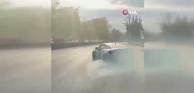 Drift tutkusu pahalıya patladı! 2 araç da trafikten men edildi