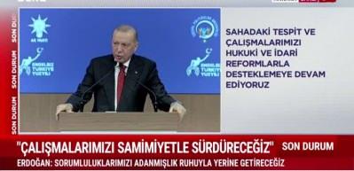 Cumhurbaşkanı Erdoğan "Engelliler için 2.eylem planını hazırlıyoruz" dedi.