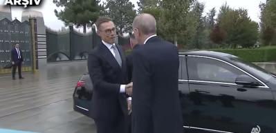 Cumhurbaşkanı Erdoğan  Finlandiya Cumhurbaşkanı Stubb ile görüştü