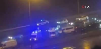 Eyüpsultan’da yağış nedeniyle 7 araç birbirine girdi: 2 yaralı