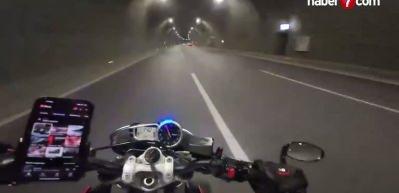 190 km hızla tünele daldı! Ölümden dönünce küfrü bastı