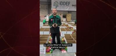 İDDEF'ten Gazze'ye 8 tır yardım
