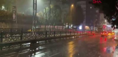 İstanbul'da sağanak etkili oldu