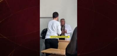 Lisede skandal görüntüler! Öğretmenleriyle alay edip video çektiler