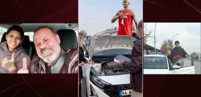 Milli voleybolcu Melissa Vargas direksiyon sınavına girdi!