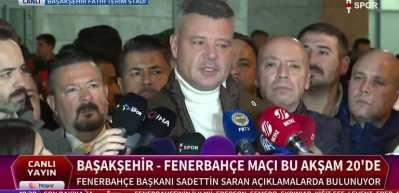 Sadettin Saran'dan maç öncesi açıklama: Türk sporu için çok kötü sonuçlar doğurur