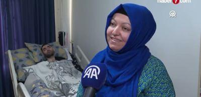 Trafik kazasında yatağa bağımlı hale gelen genç için tedavi umudu!