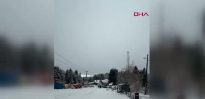 Uludağ’da kar yağışı devam ediyor