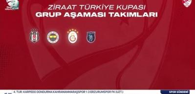 Ziraat Türkiye Kupası'nda derbi heyecanı! İşte gruplar