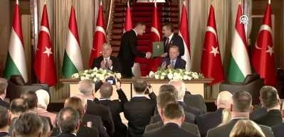 Türkiye ve Macaristan arasında 16 yeni anlaşma imzalandı