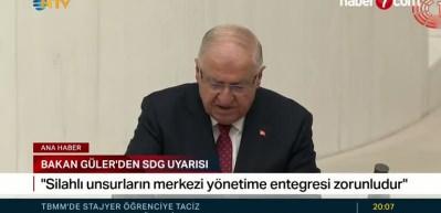 Bakan Güler'den SDG uyarısı!